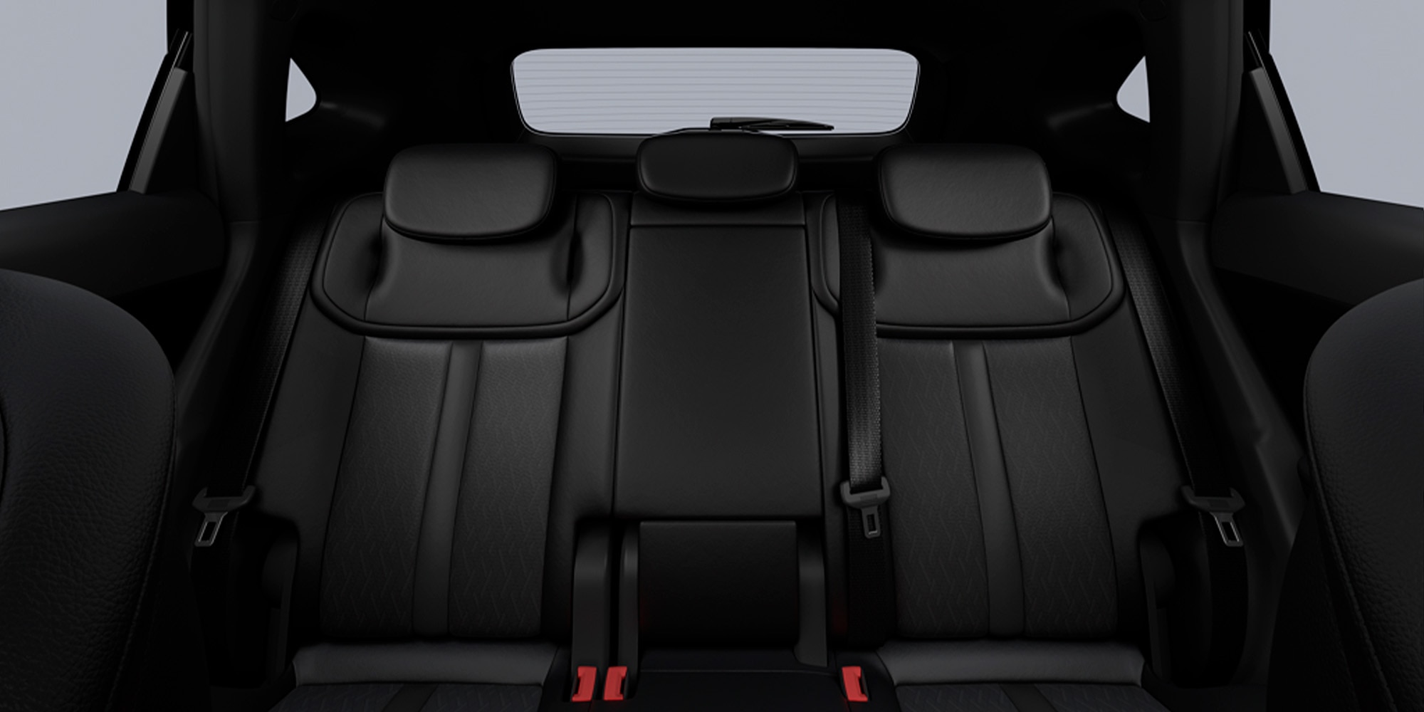 Asientos traseros Chevrolet Captiva PHEV en color jet black