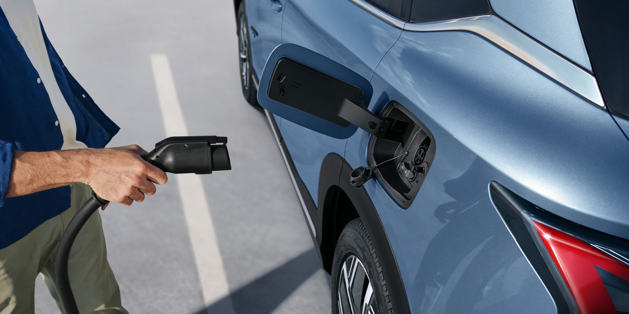 Carga eléctrica de la Chevrolet Captiva PHEV